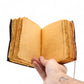 Fat Deckled Edge Leather Notebook - Every Day May Not Be Good (12.7 × 8.9 cm) - Luna Panther