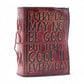 Fat Deckled Edge Leather Notebook - Every Day May Not Be Good (12.7 × 8.9 cm) - Luna Panther
