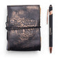 Fat Deckled Edge Leather Notebooks (5x3.5") - The Stories I Tell Myself - Luna Panther