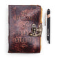 Fat Deckled Leather Notebook - The Book of Untold Stories - 15x10 cm - Luna Panther