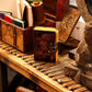 Fat Deckled Leather Notebook - The Book of Untold Stories - 15x10 cm - Luna Panther