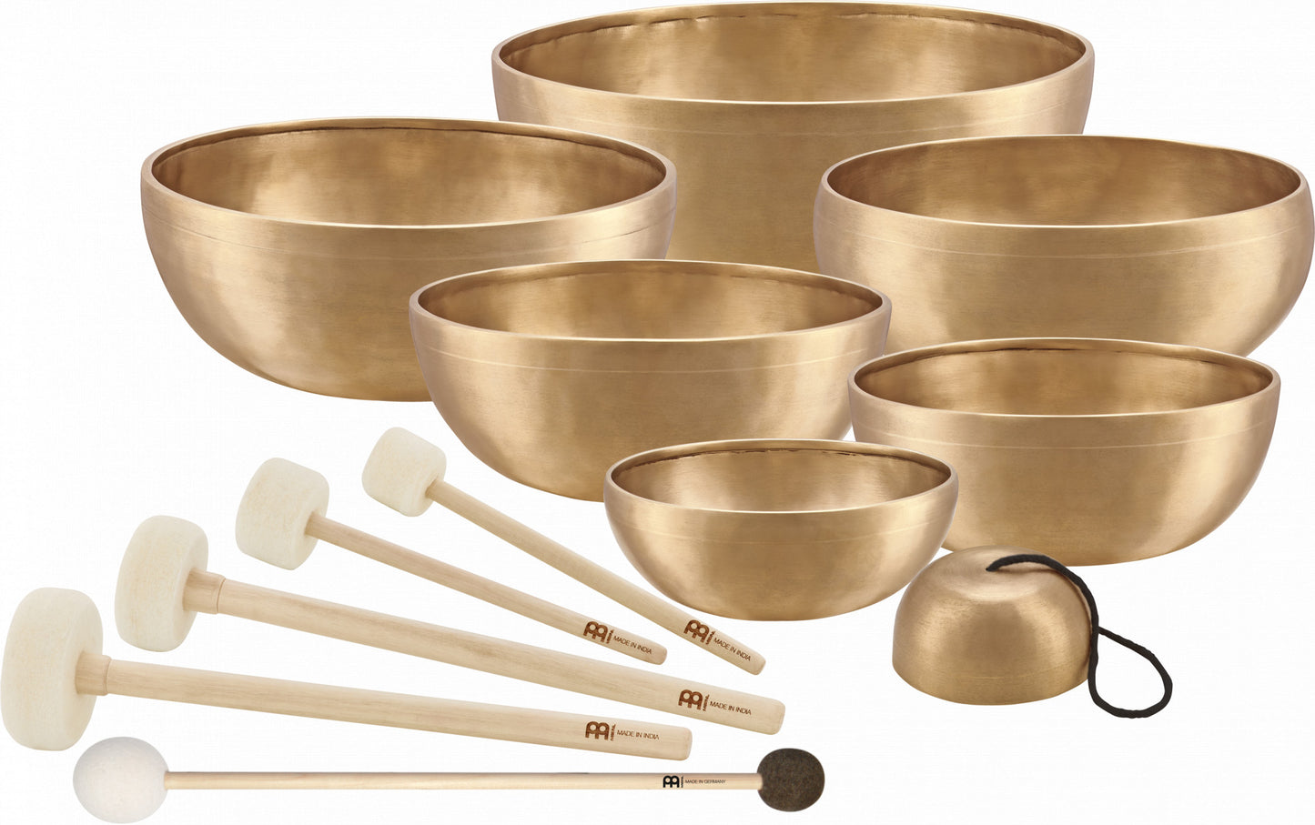 MEINL Sonic Energy Singing Bowl Chakra Set 12 pcs - 250/700/1000/1400/1500/1800/2200g + Mallets at Luna Panther
