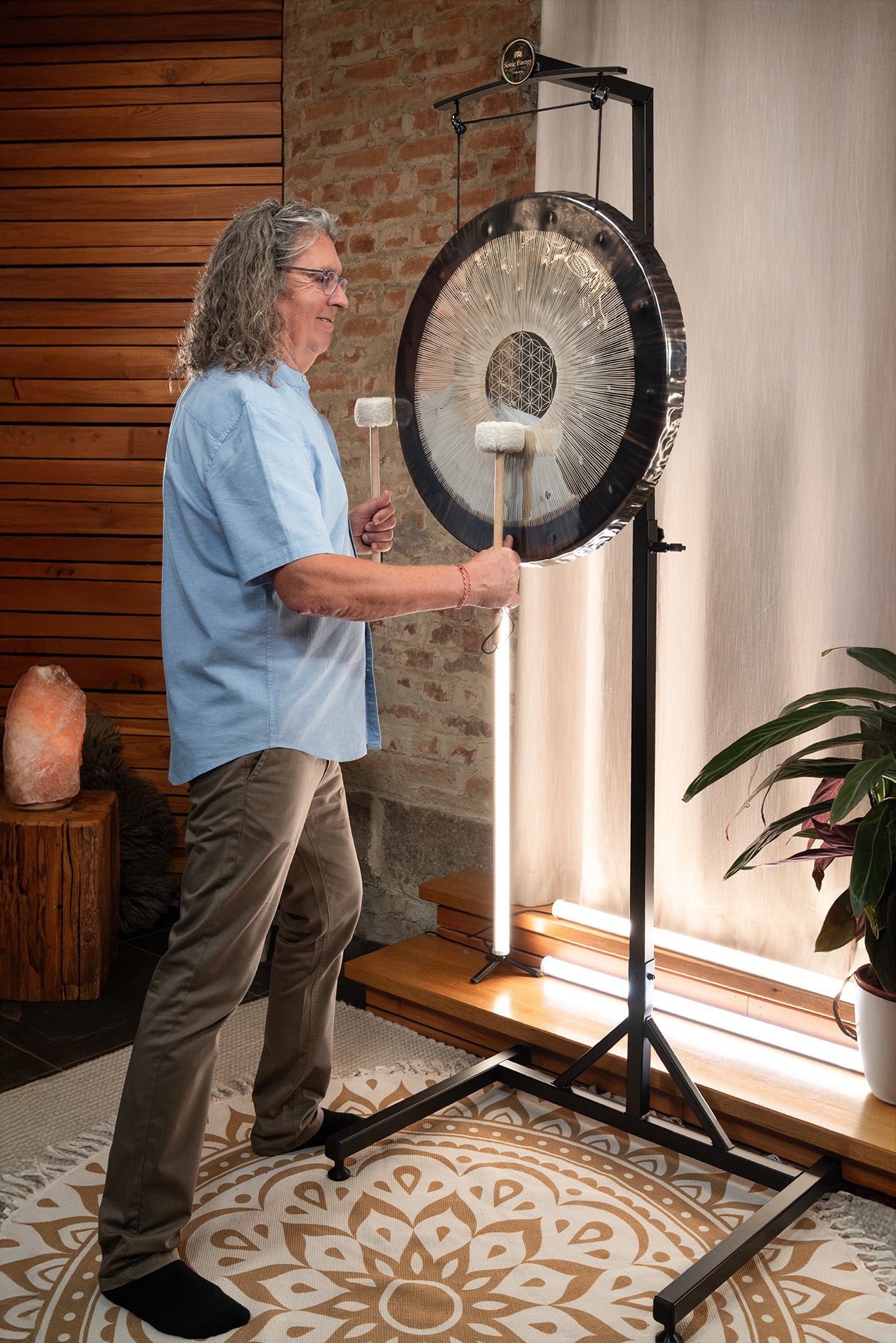 MEINL Sonic Energy 24" Flower of Life Soundscape Gong, 64 Hz detail view 7 at Luna Panther