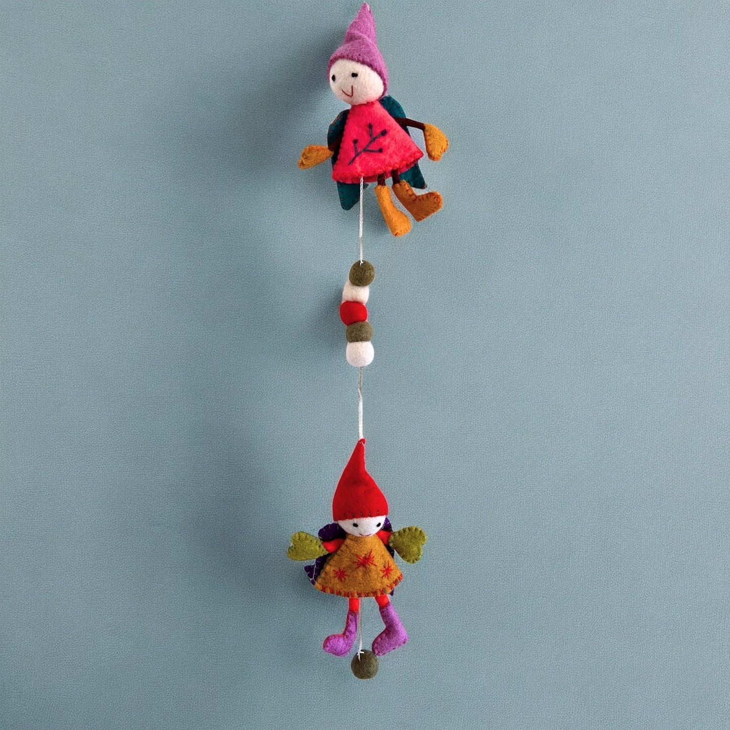 Felt Wall Hanging - Fairy Angels - Luna Panther