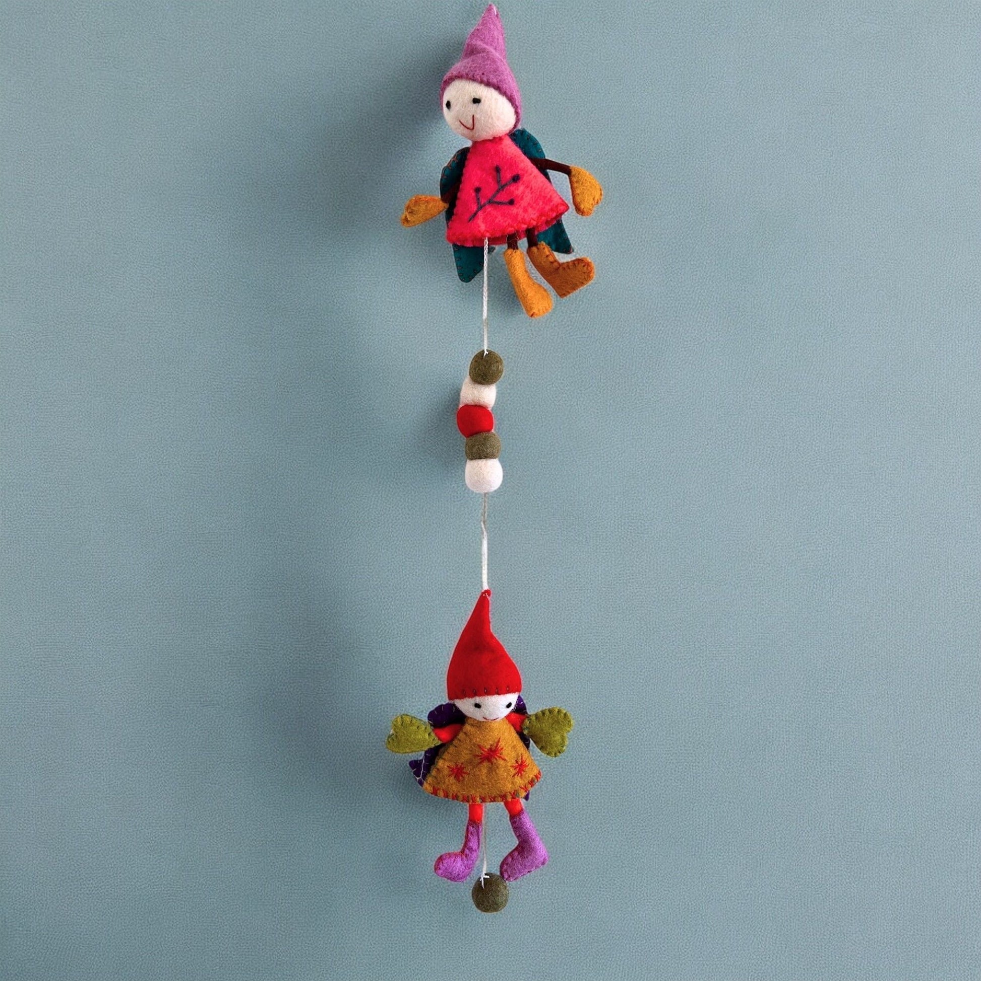 Felt Wall Hanging - Fairy Angels - Luna Panther