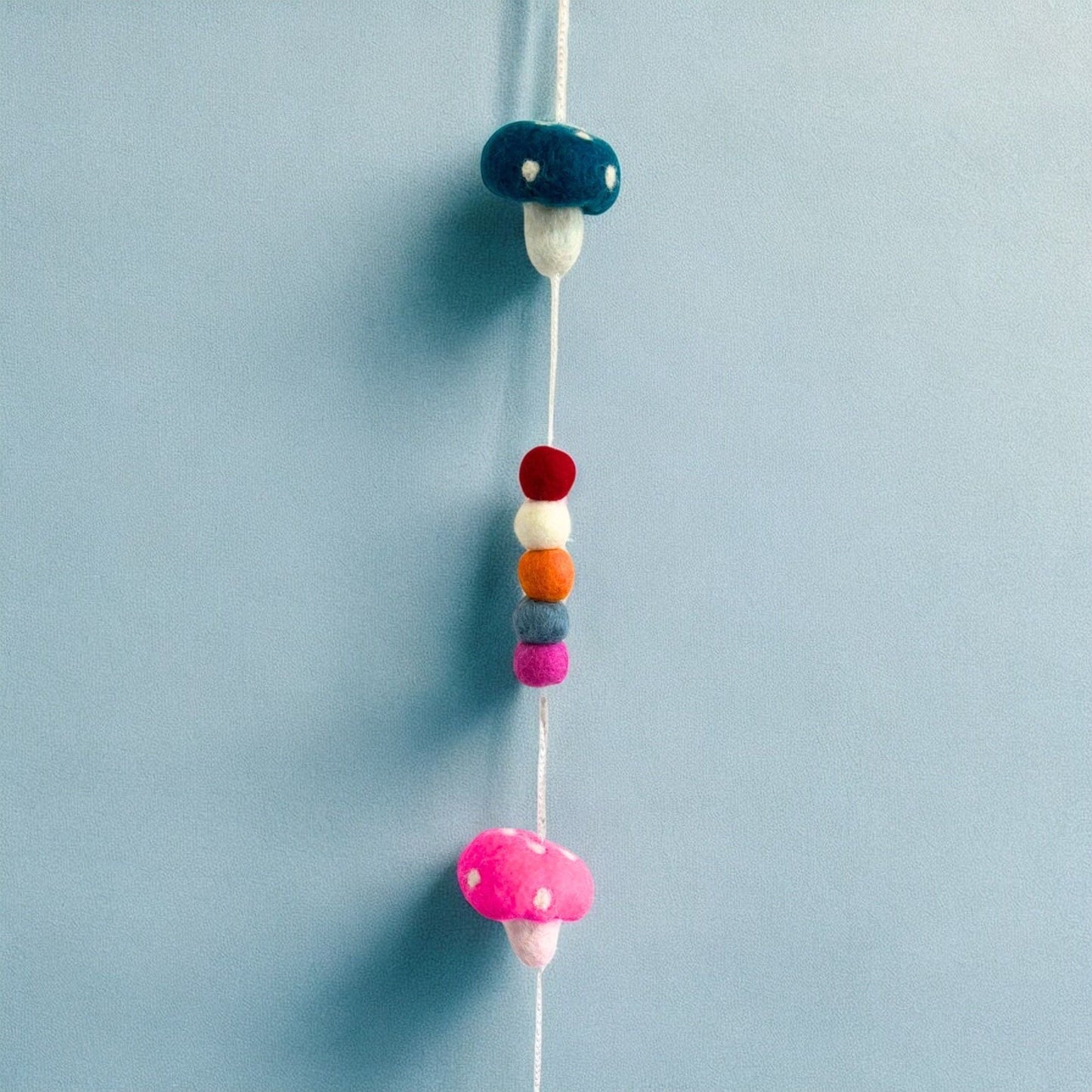 Felt Wall Hanging - Mushrooms (assorted colours) - Luna Panther