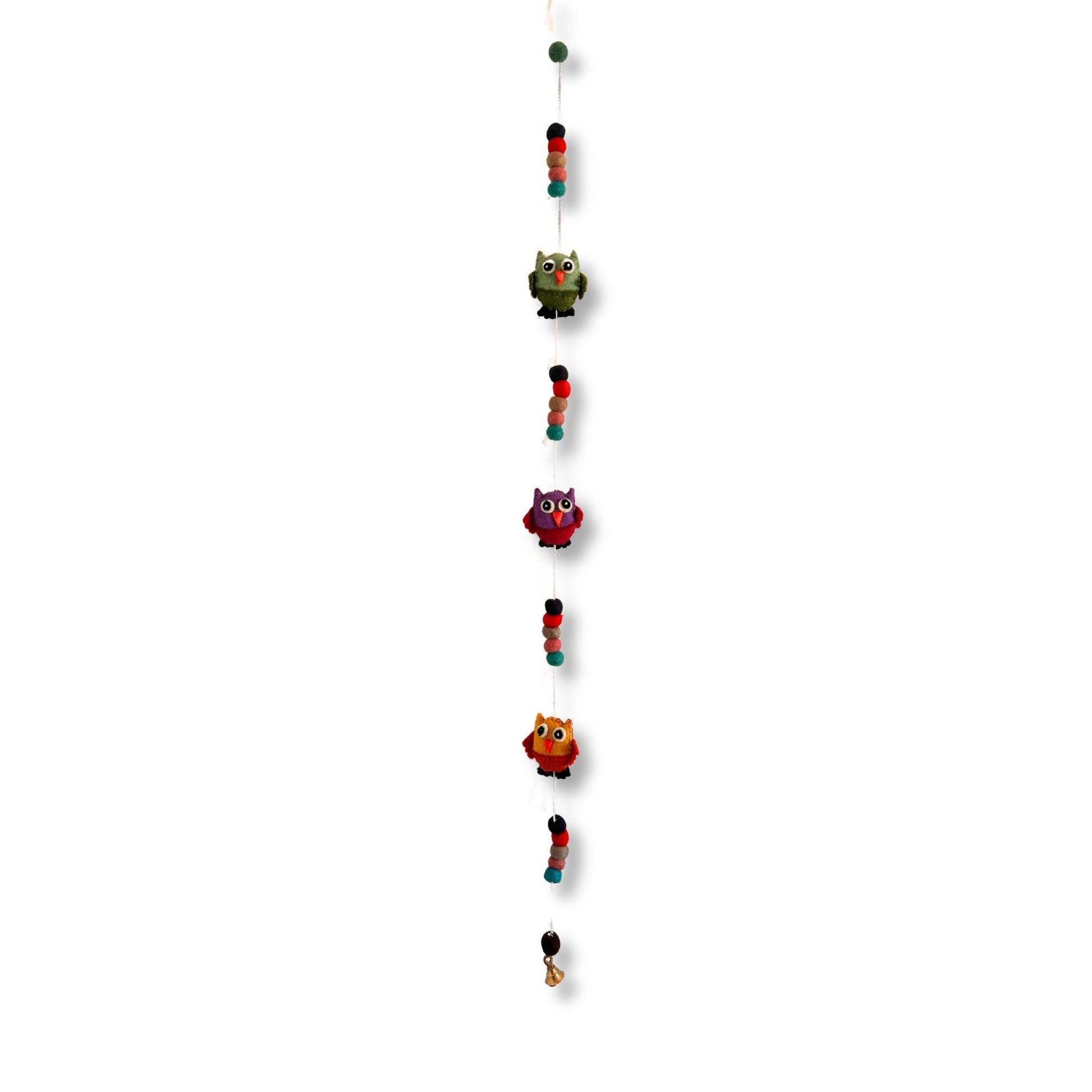 Felt Wall Hanging - Owls (assorted colours) - Luna Panther