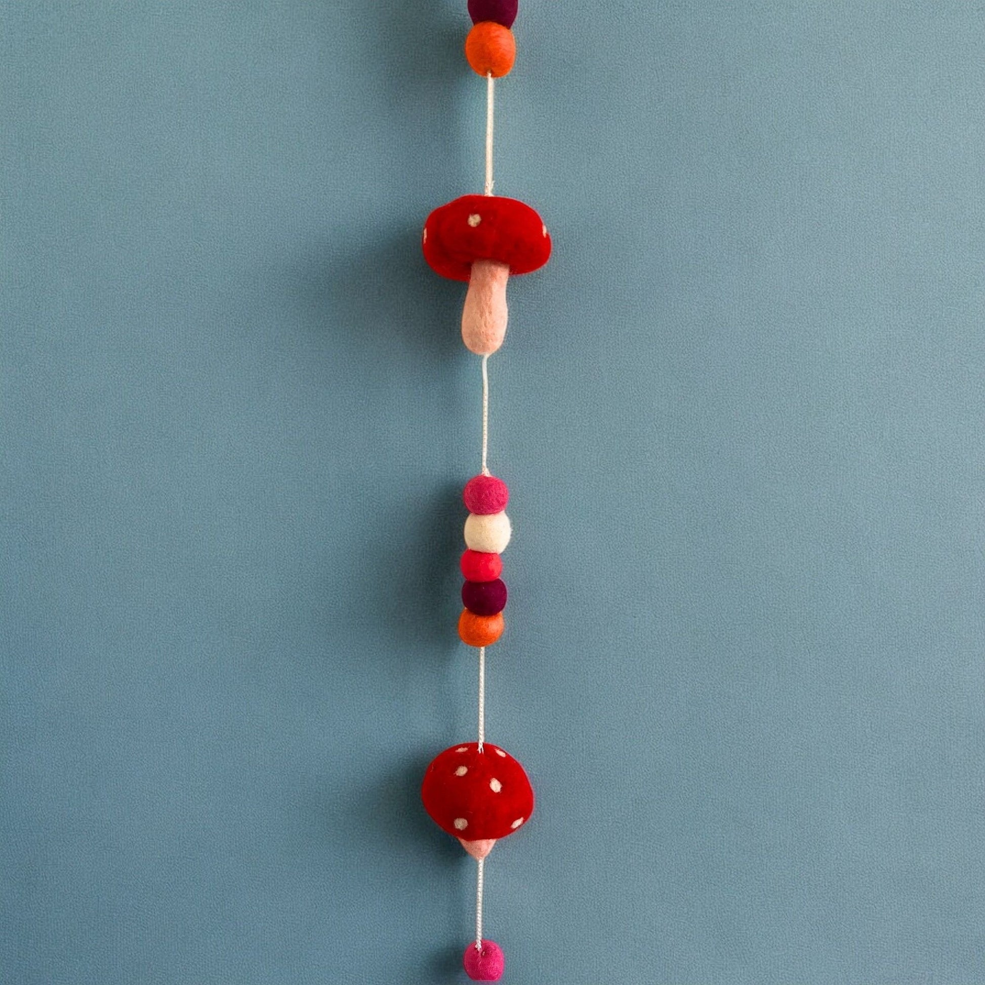 Felt Wall Hanging - Redtop Mushrooms - Luna Panther