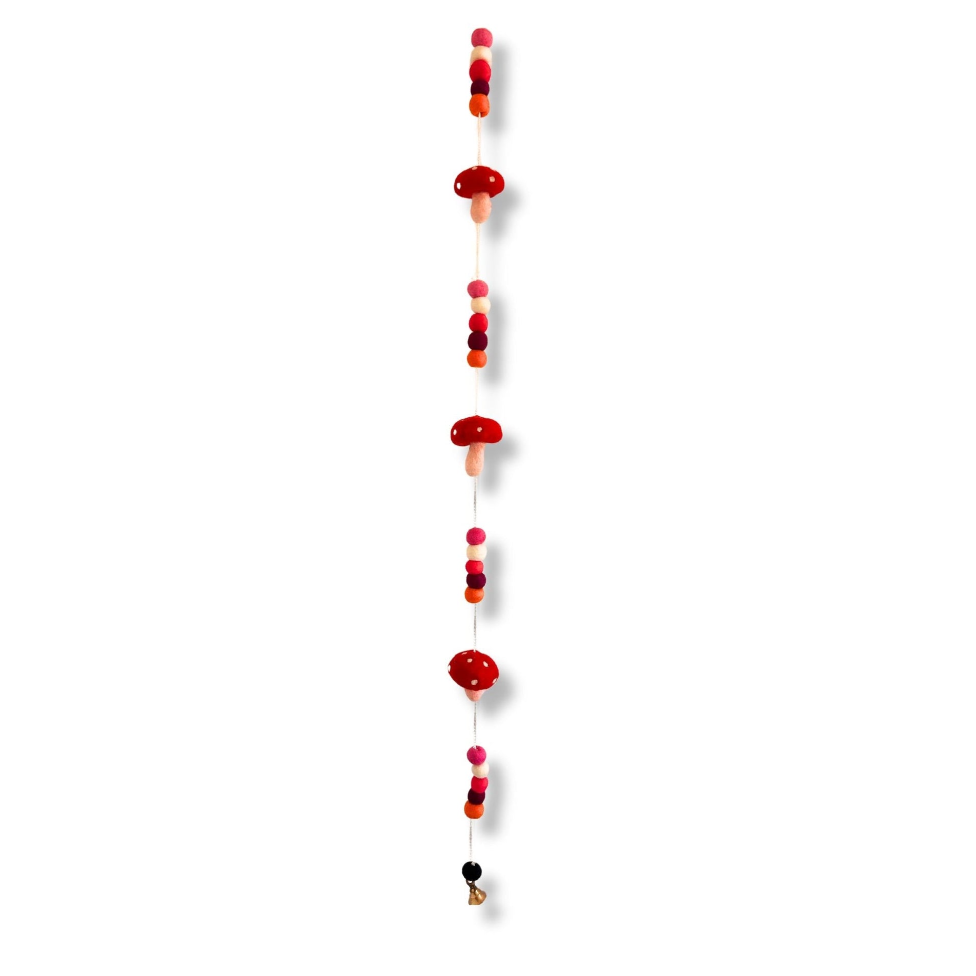 Felt Wall Hanging - Redtop Mushrooms - Luna Panther
