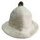 Felted Sauna Bowl Hat - Natural - Luna Panther