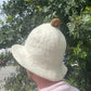Felted Sauna Bowl Hat - Natural - Luna Panther