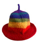 Felted Sauna Bowl Hat - Rainbow - Luna Panther