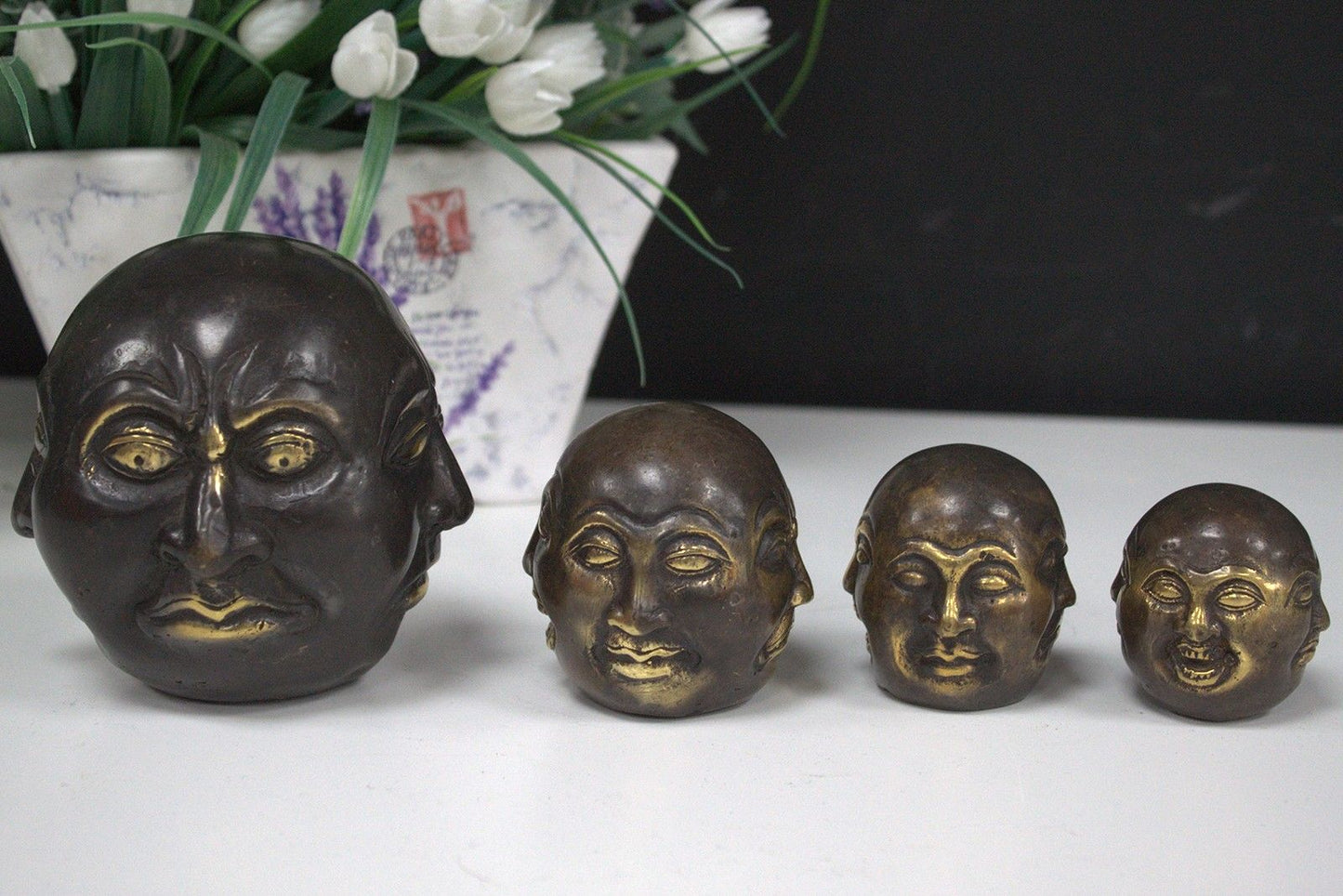 Feng Shui - Four Face Buddha - 6cm - Luna Panther