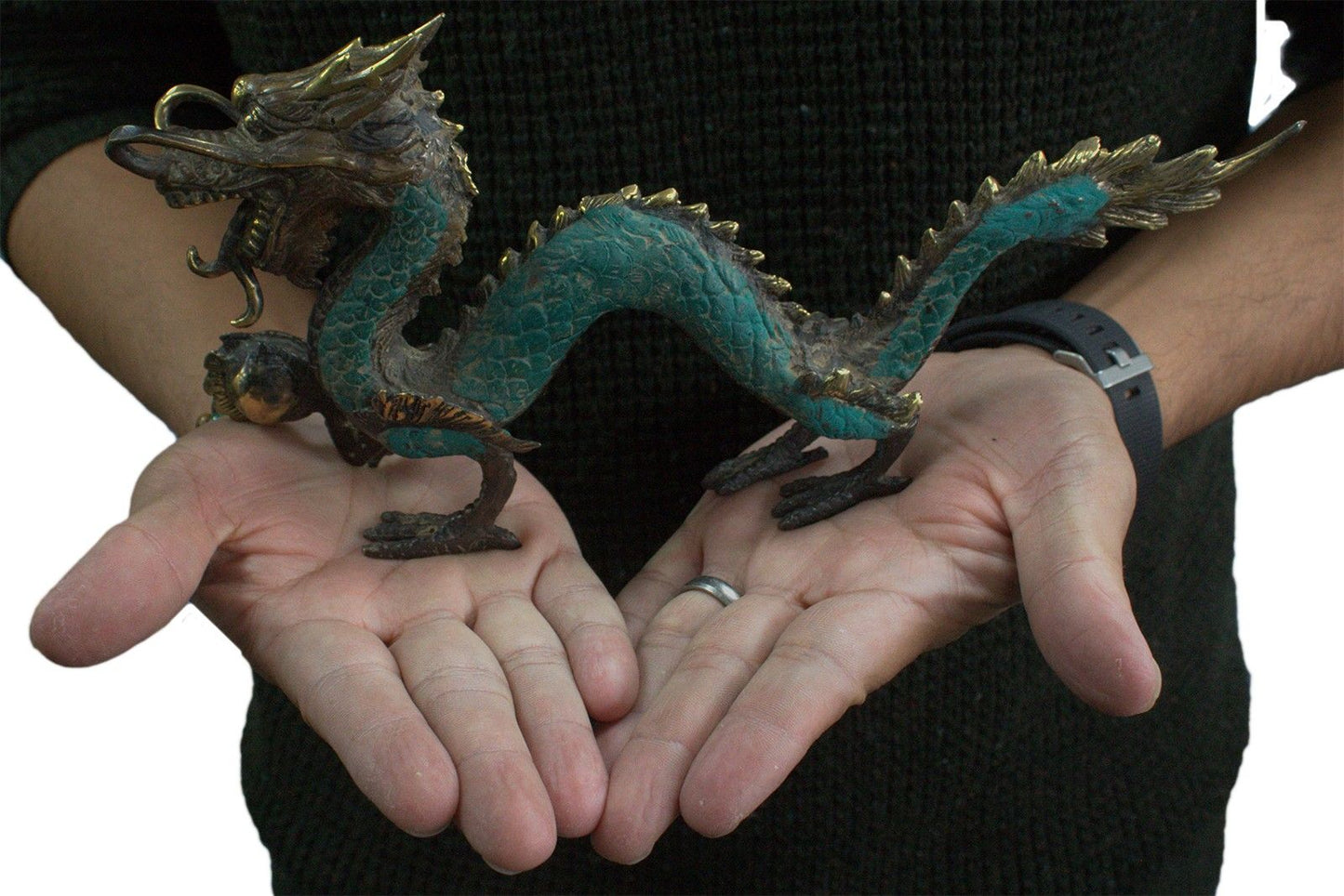 Feng Shui - Medium Dragon with Ball - 27cm - Luna Panther