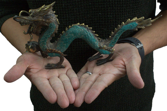 Feng Shui - Medium Dragon with Ball - 27cm - Luna Panther alternate view