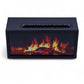 Flame Effect Aroma Diffuser with Bird Sound - Black USB - Colour Change - Luna Panther