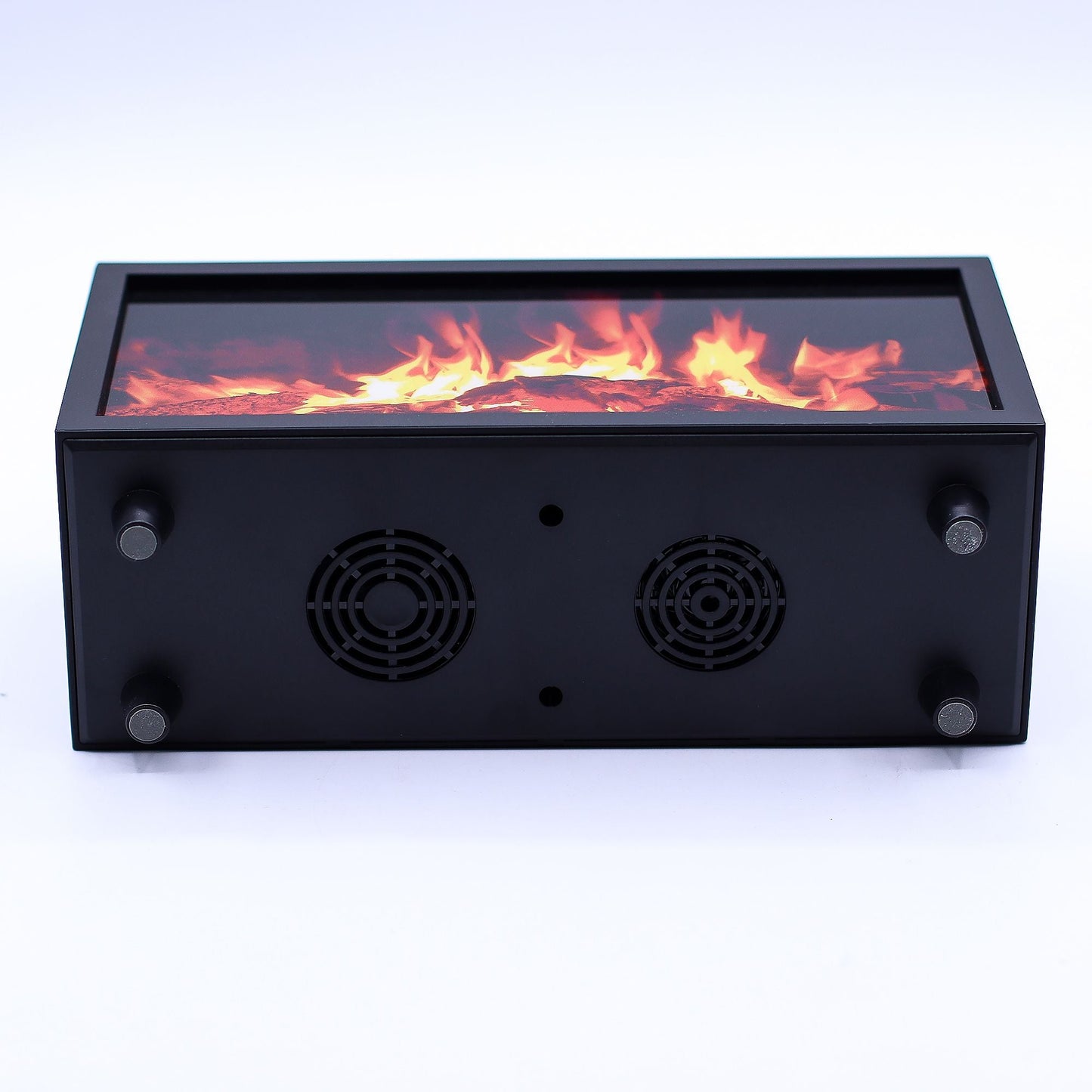 Flame Effect Aroma Diffuser with Bird Sound - Black USB - Colour Change - Luna Panther
