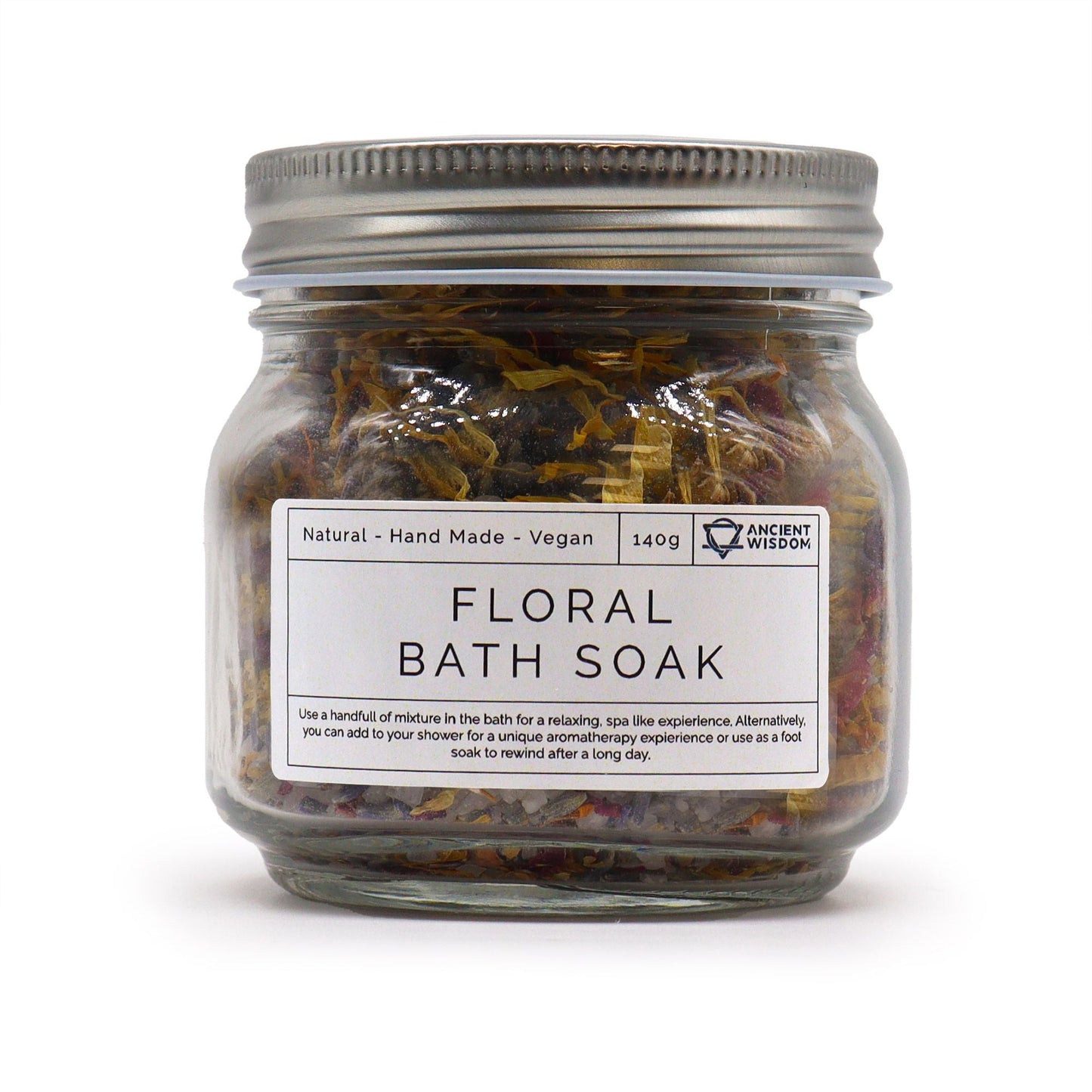 Floral Bath Soak - Natural - 140g - Luna Panther