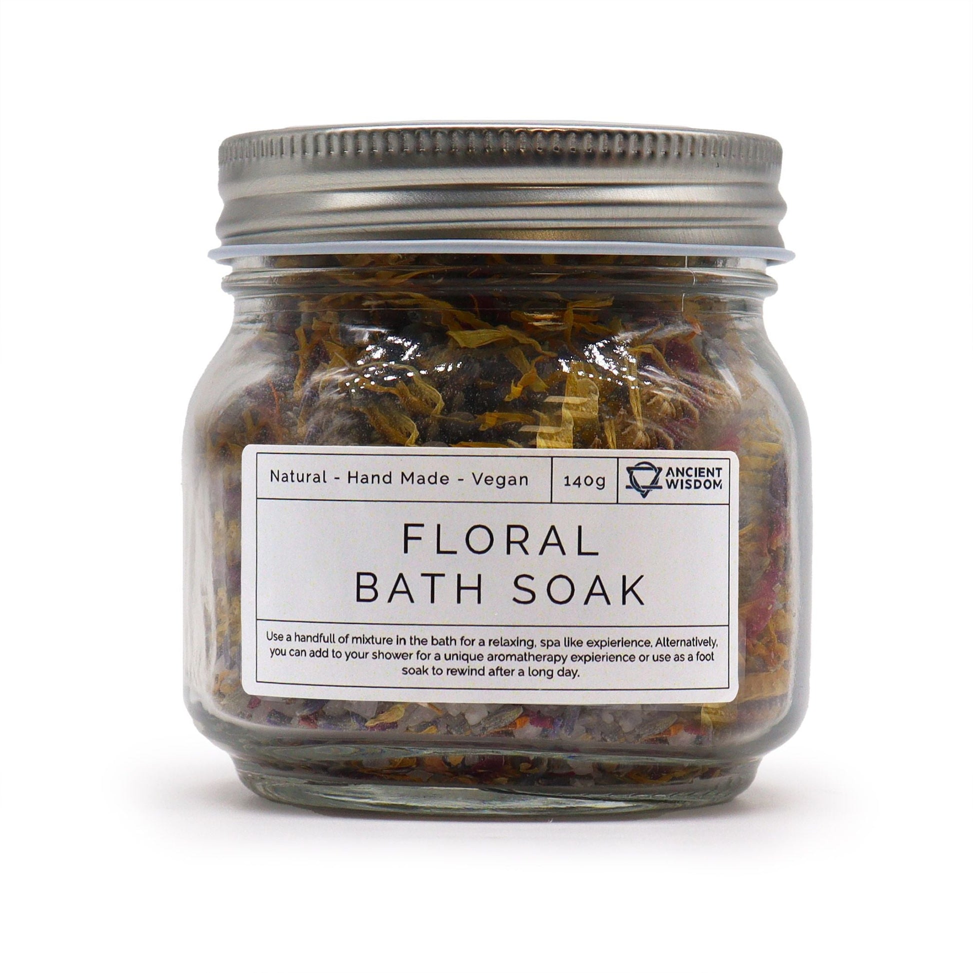 Floral Bath Soak - Natural - 140g - Luna Panther