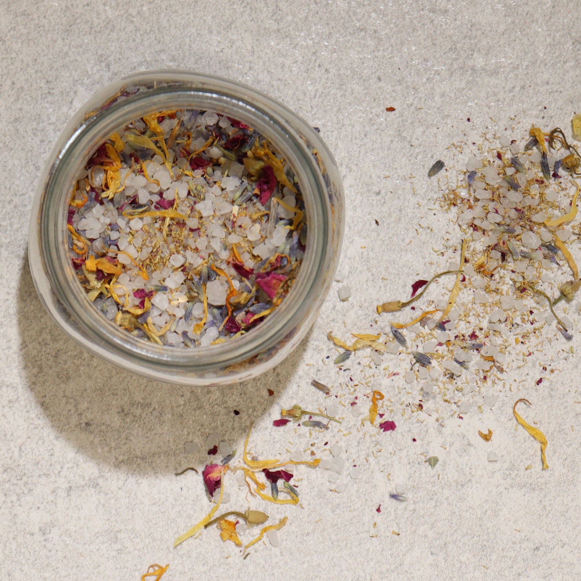 Floral Bath Soak - Natural - 140g - Luna Panther