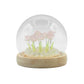 Floral Glow Garden Dome - 10 Pink Roses - LED USB - Luna Panther