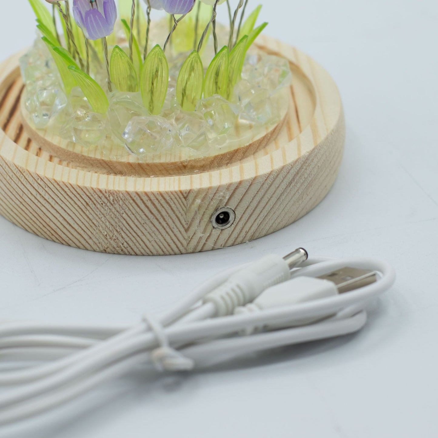 Floral Glow Garden Dome - 20 Multi Tulips - LED USB - Luna Panther