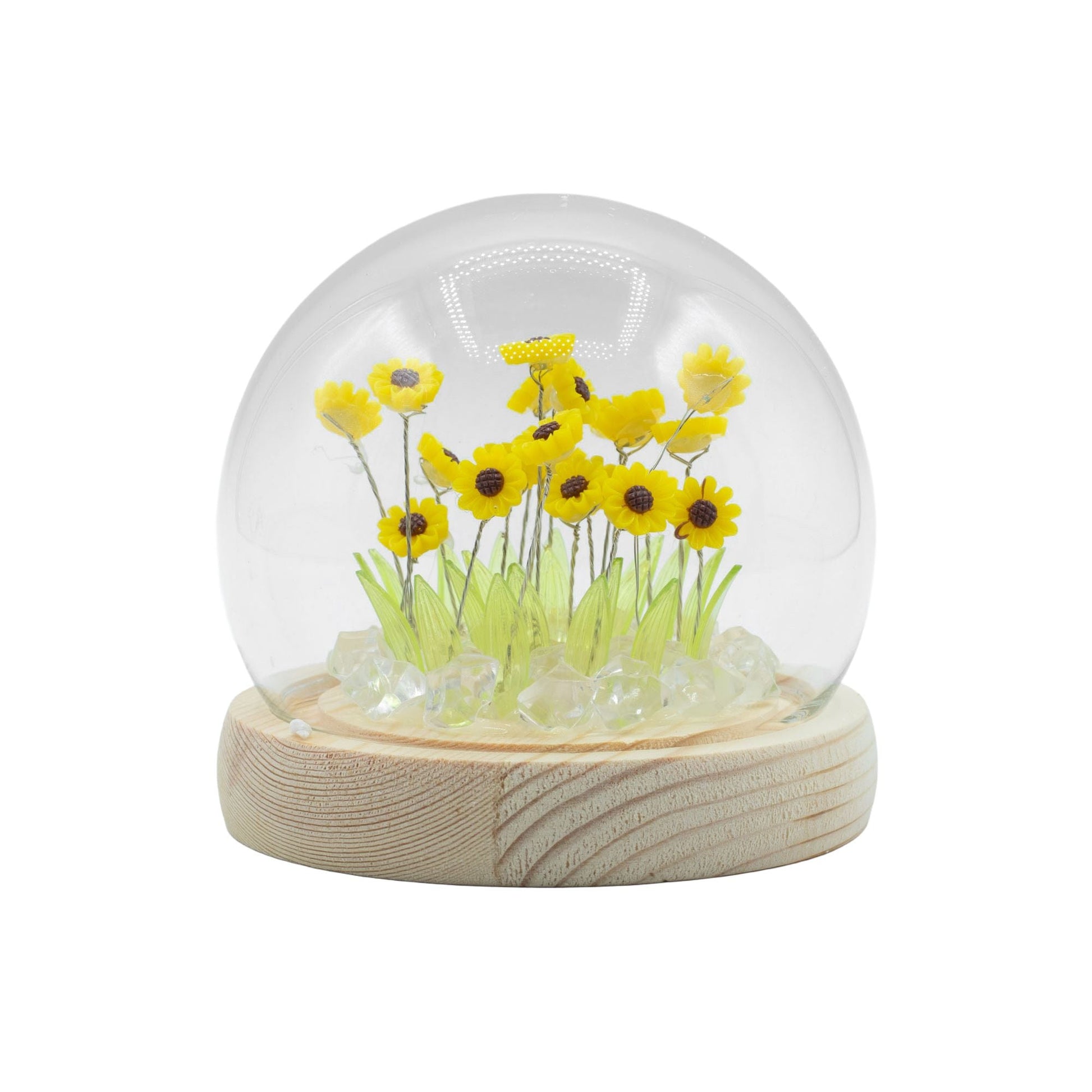 Floral Glow Garden Dome - 20 Sunflower - LED USB - Luna Panther