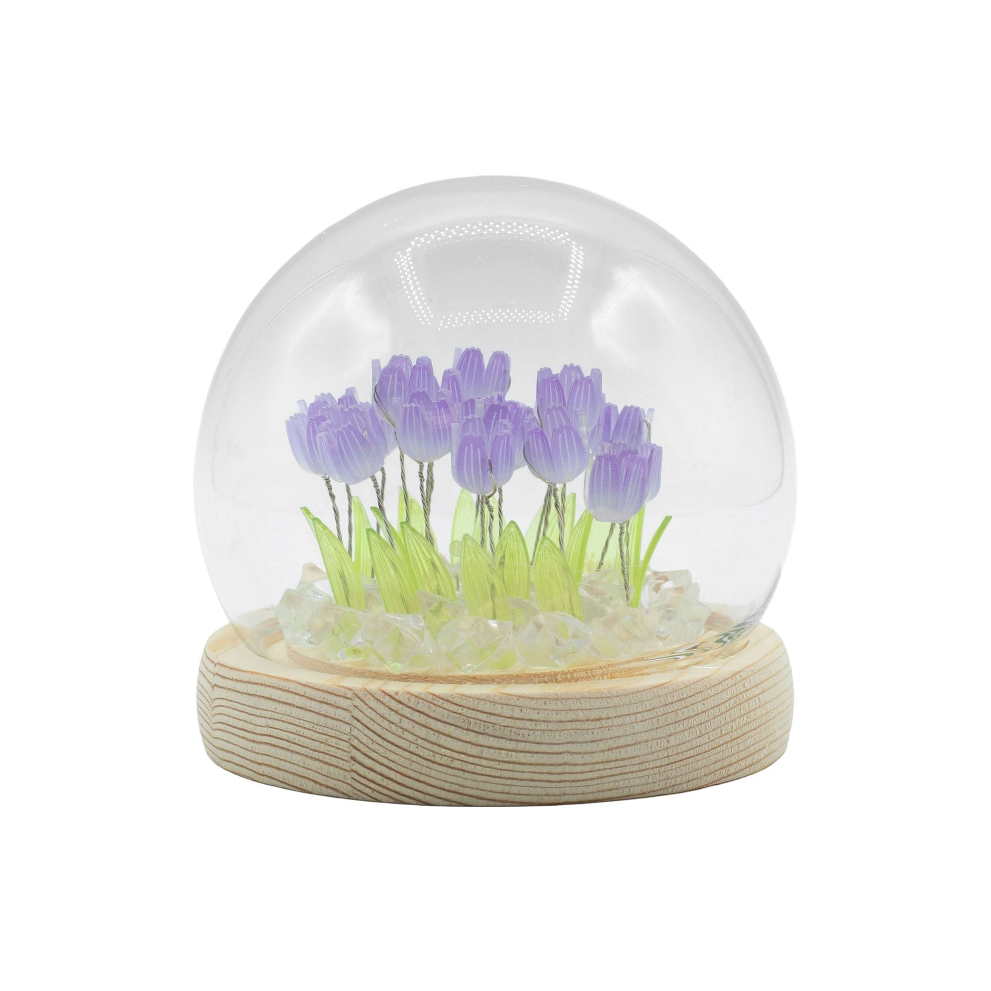 Floral Glow Garden Dome - 20 Tulips - LED USB - Luna Panther