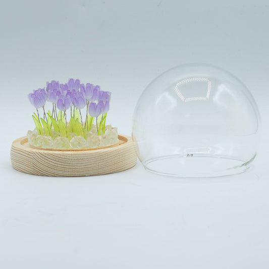 Floral Glow Garden Dome - 20 Tulips - LED USB - Luna Panther