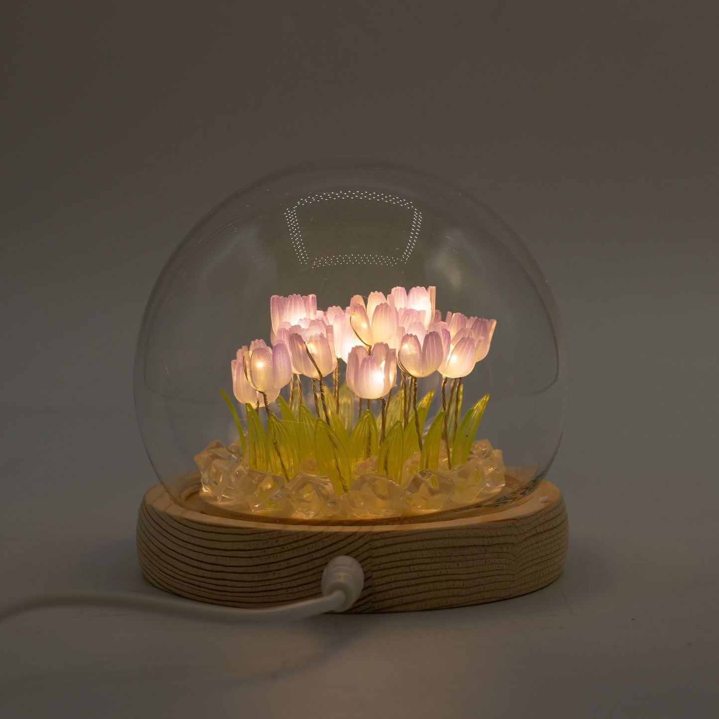 Floral Glow Garden Dome - 20 Tulips - LED USB - Luna Panther