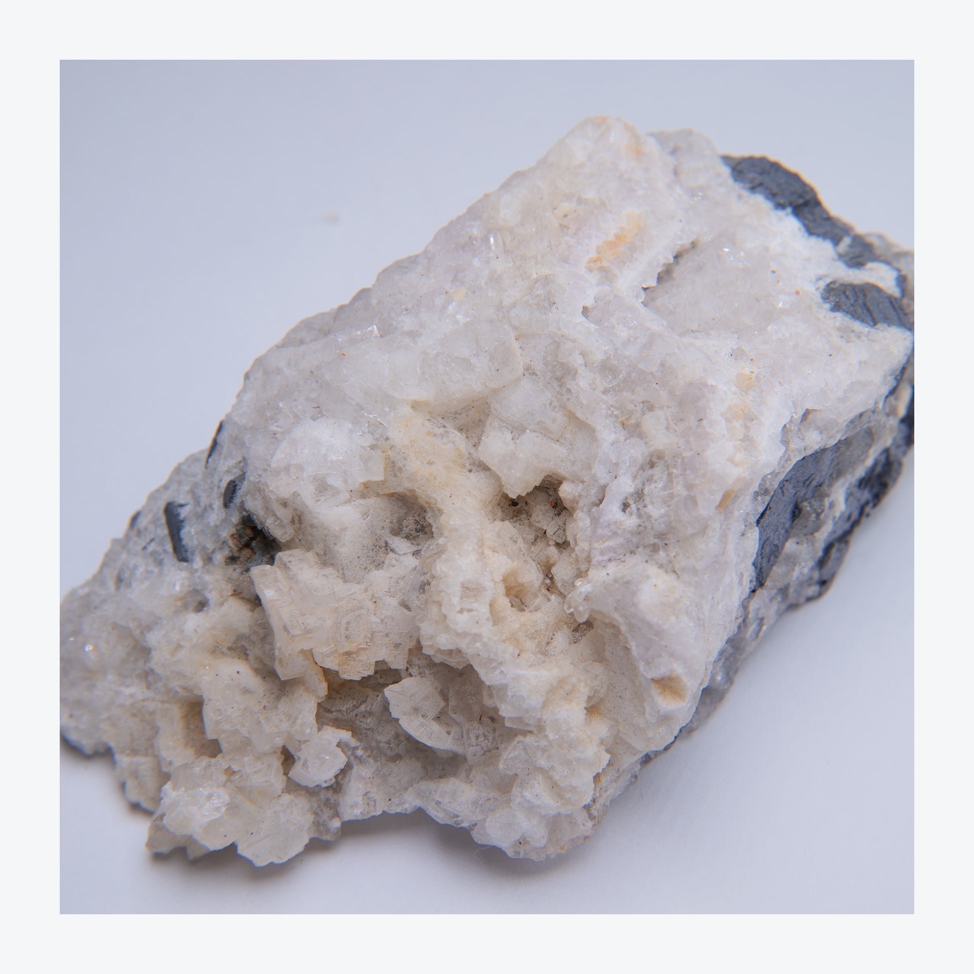 Fluorite and calcite specimen from Ladywash Mine, Derbyshire, 379g