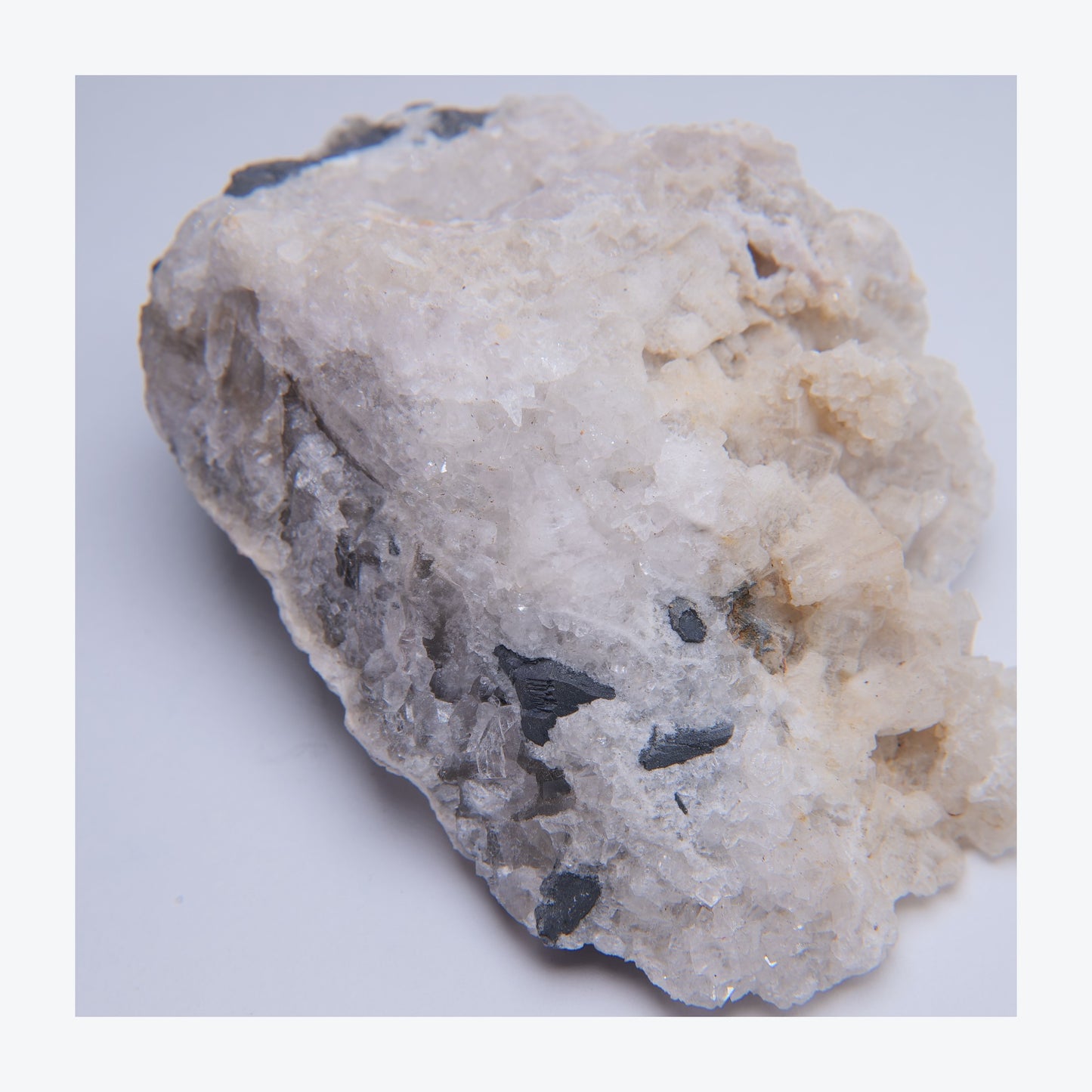 Fluorite and calcite specimen from Ladywash Mine, Derbyshire, 379g
