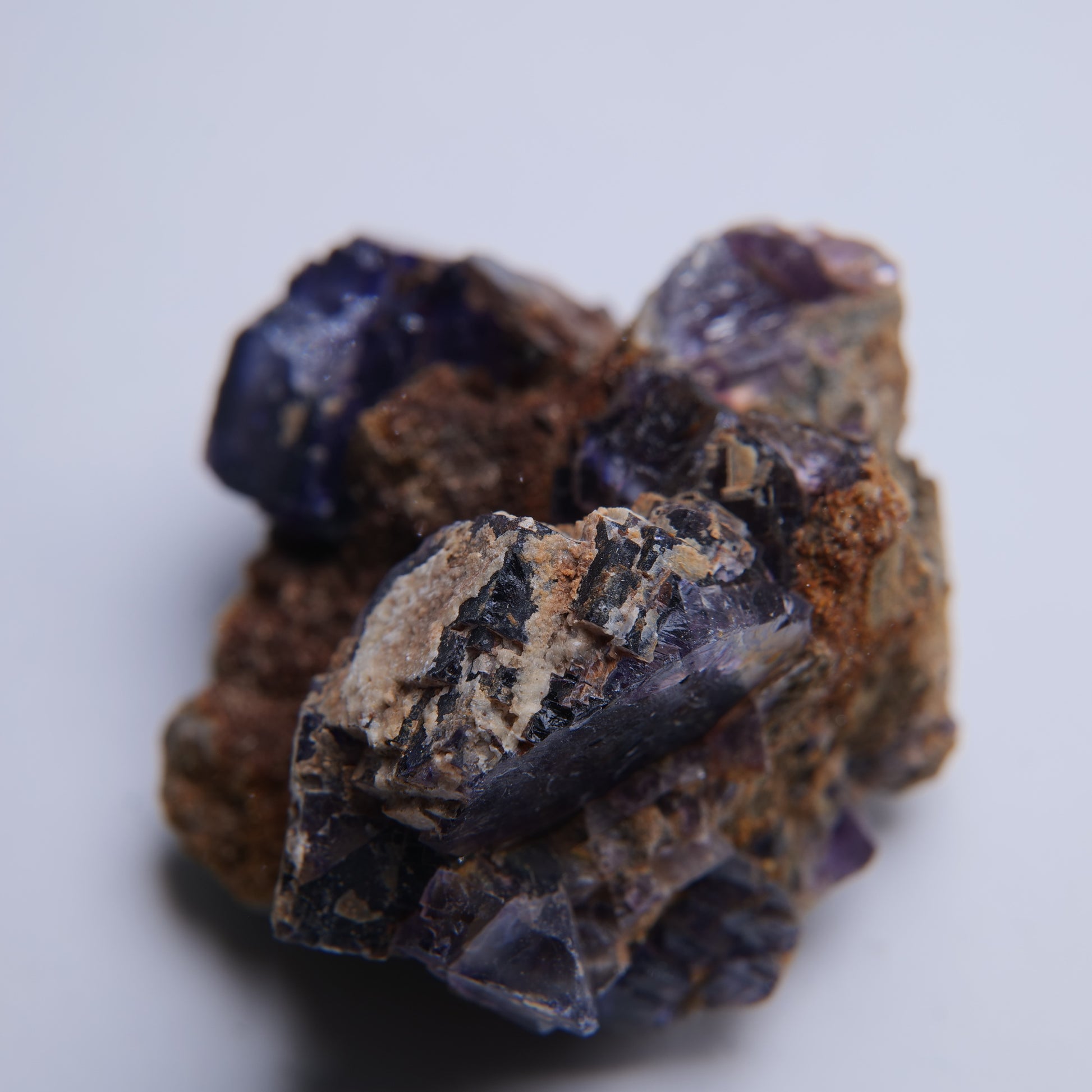 Fluorite from Givet, Ardennes, France - 55.19g