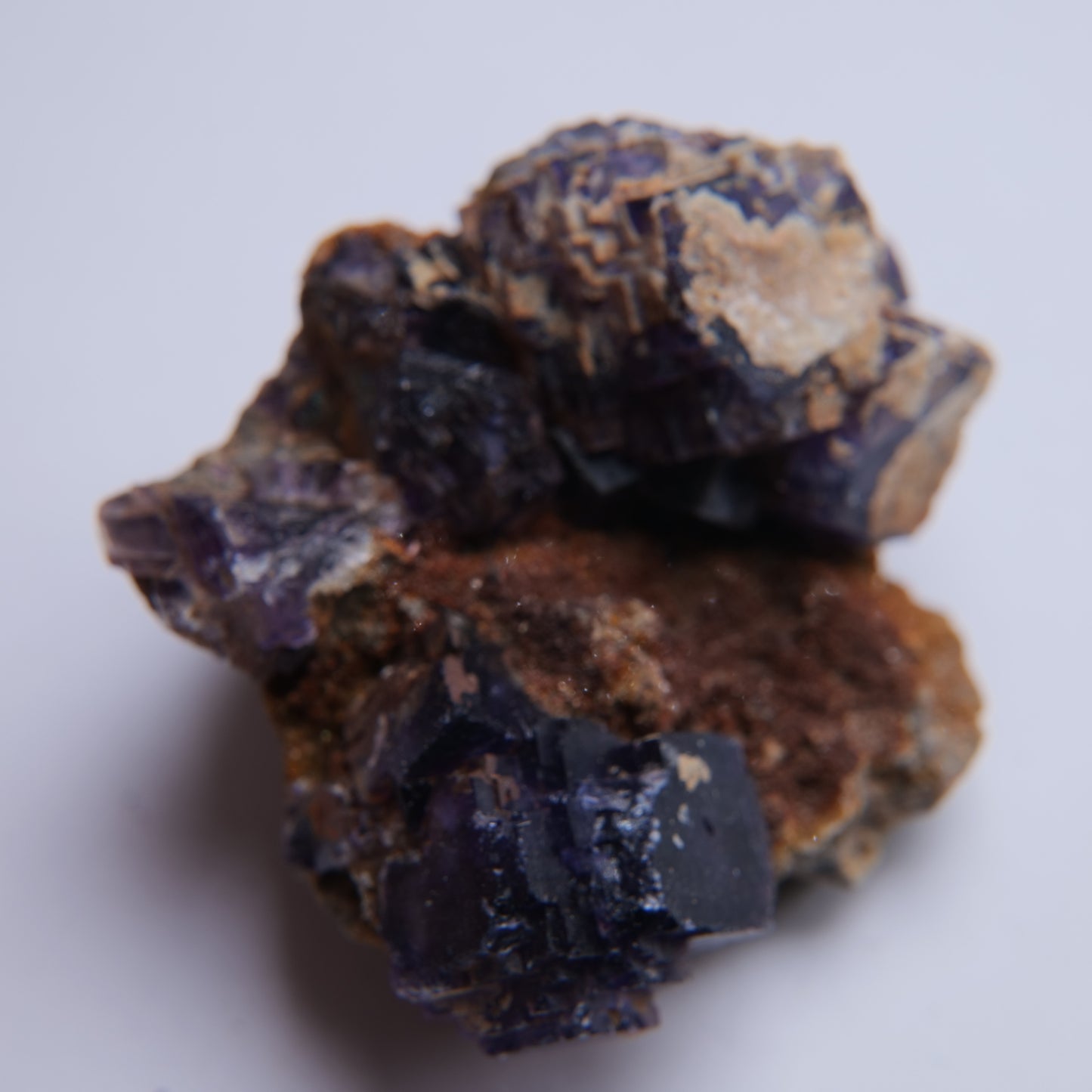 Fluorite from Givet, Ardennes, France - 55.19g