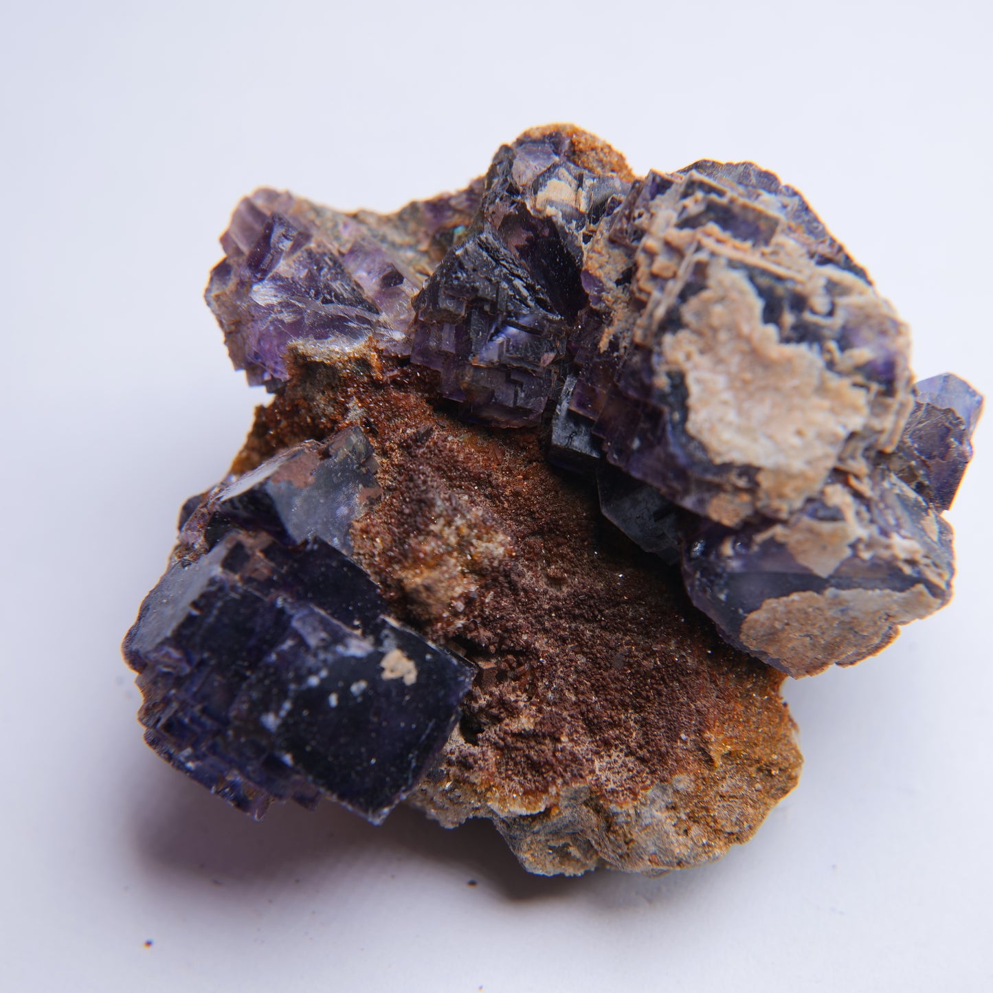 Fluorite from Givet, Ardennes, France - 55.19g