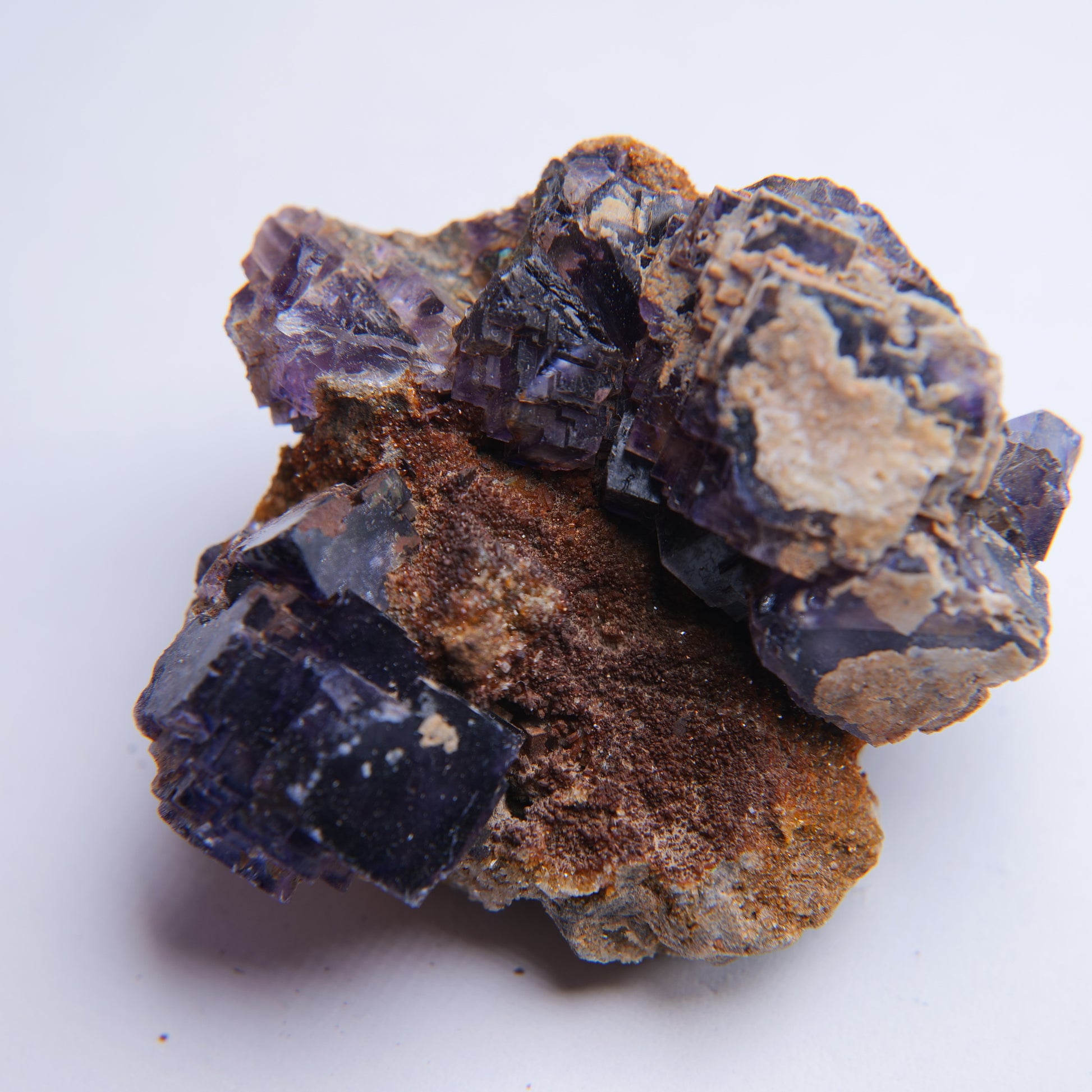 Fluorite from Givet, Ardennes, France - 55.19g