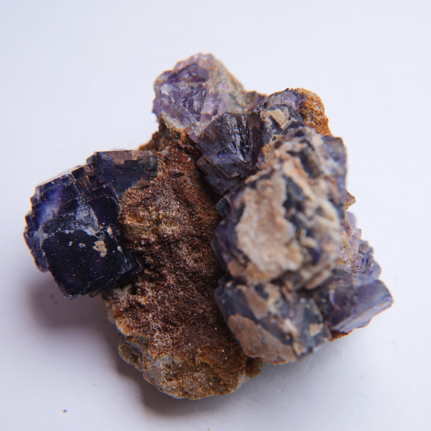 Fluorite from Givet, Ardennes, France - 55.19g