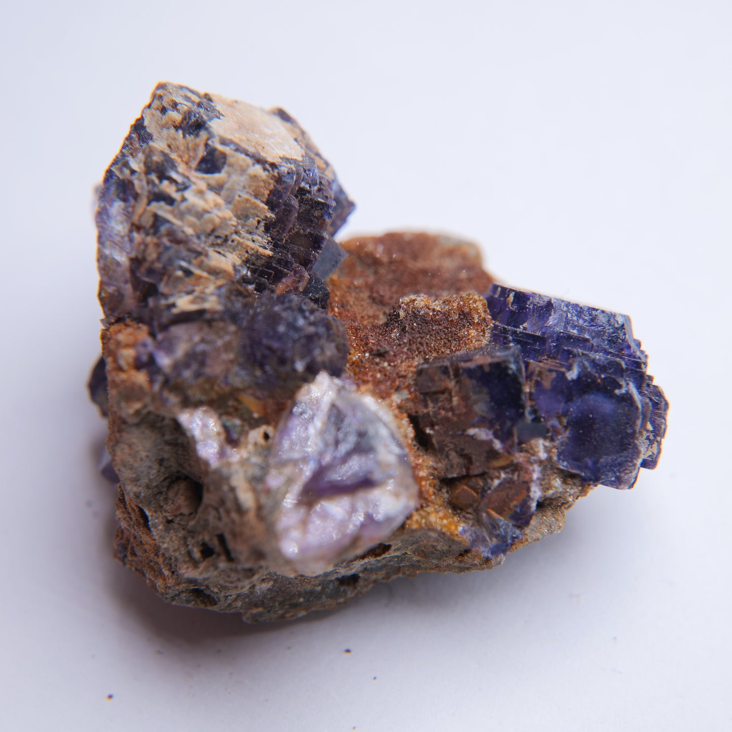 Fluorite from Givet, Ardennes, France - 55.19g