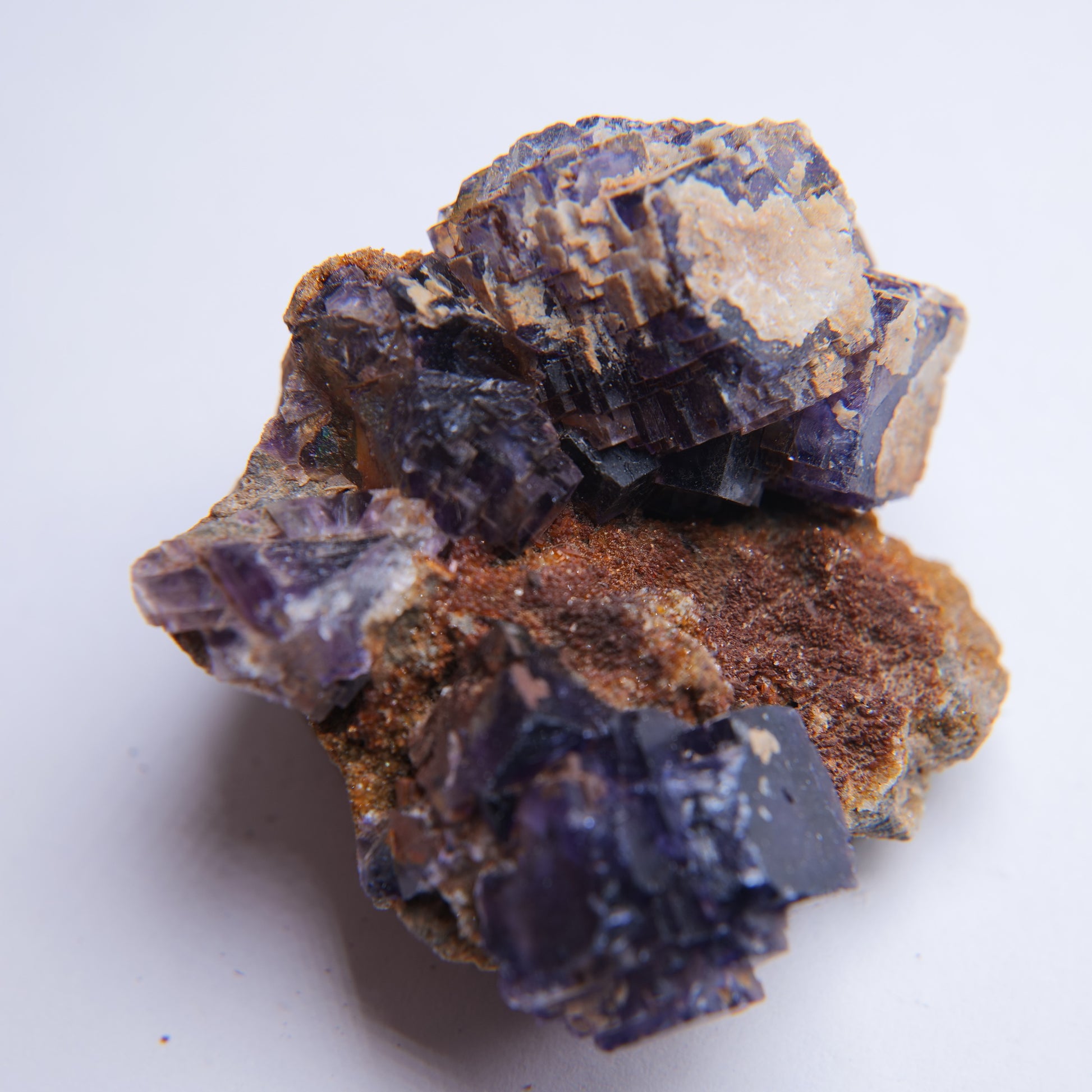 Fluorite from Givet, Ardennes, France - 55.19g