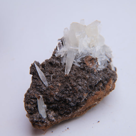 Fluorite from Heights Quarry, Eastgate, UK - 413g - Luna Panther alternate view