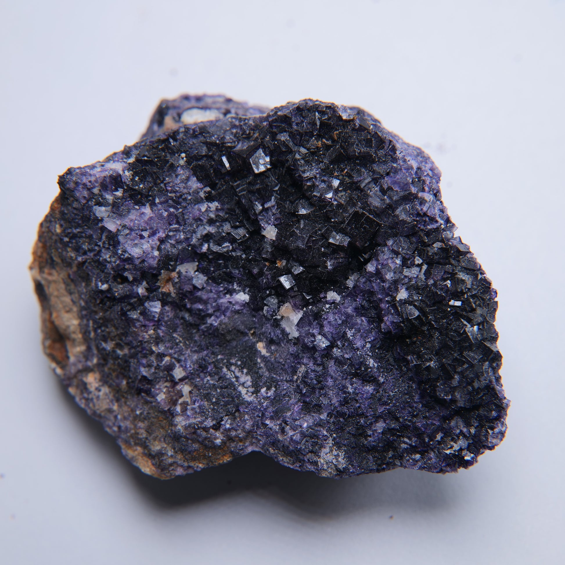 Fluorite from Mill Dam Mine dumps, near Stoney Middleton, UK - 94g