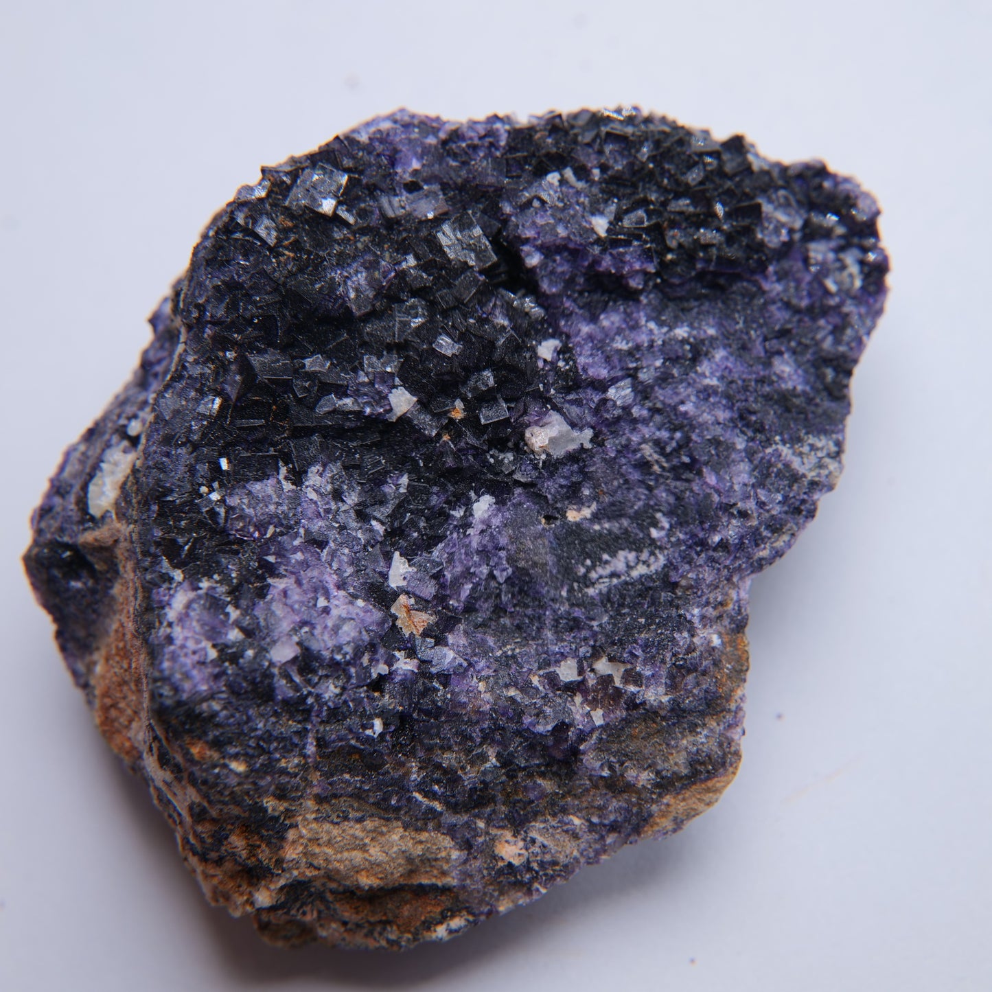 Fluorite from Mill Dam Mine dumps, near Stoney Middleton, UK - 94g