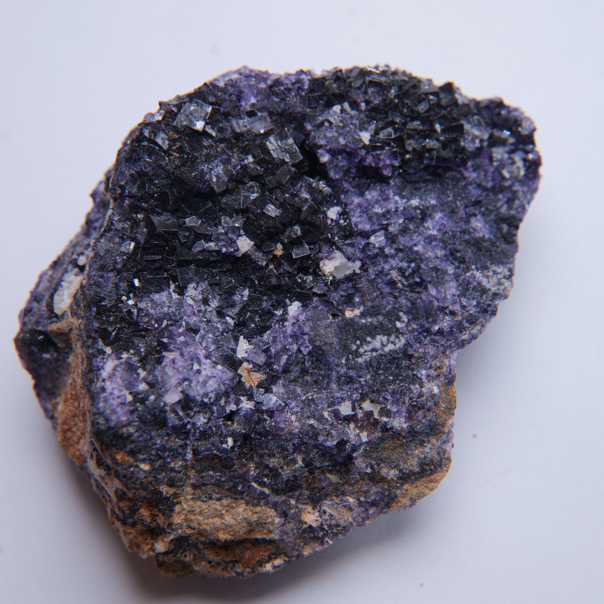 Fluorite from Mill Dam Mine dumps, near Stoney Middleton, UK - 94g