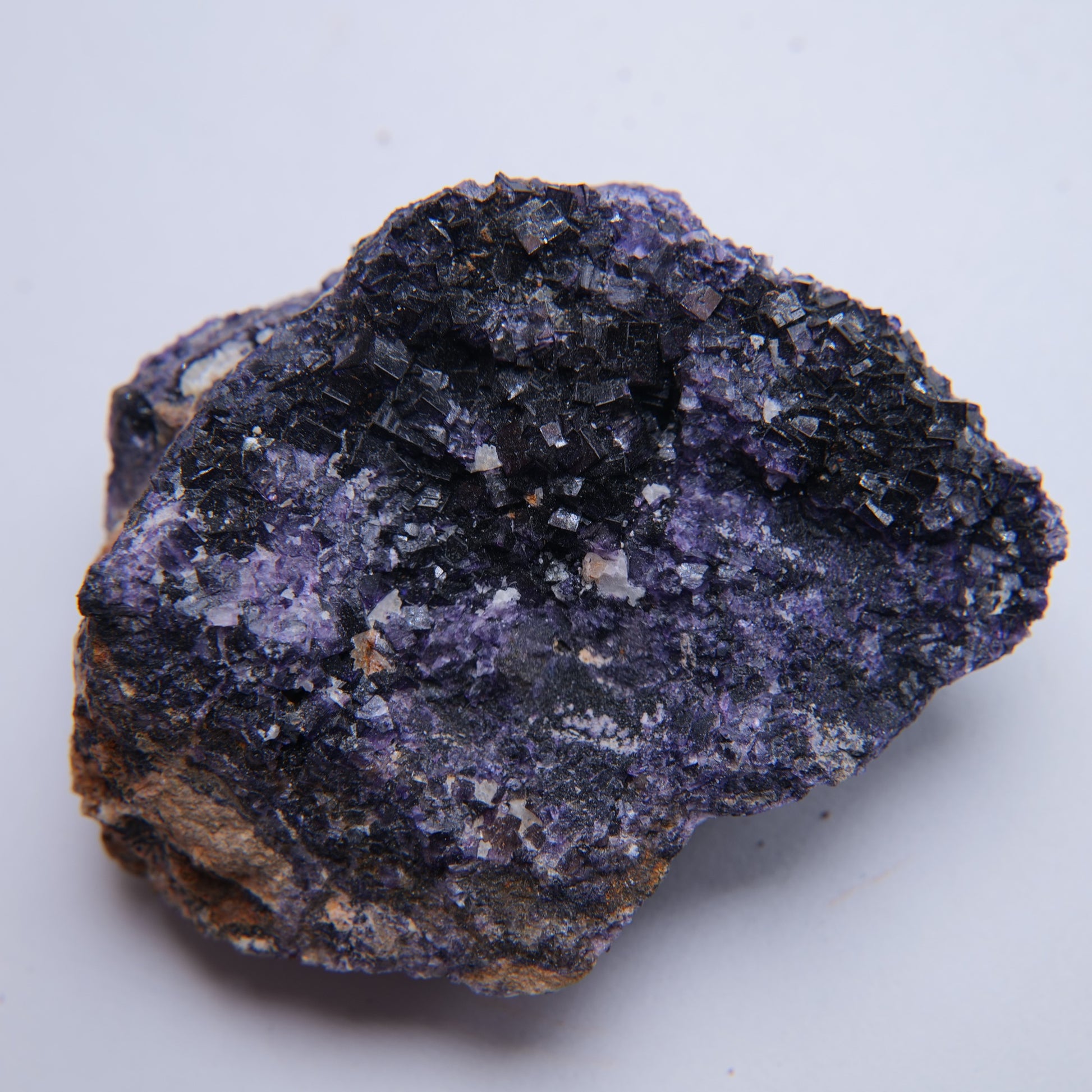 Fluorite from Mill Dam Mine dumps, near Stoney Middleton, UK - 94g