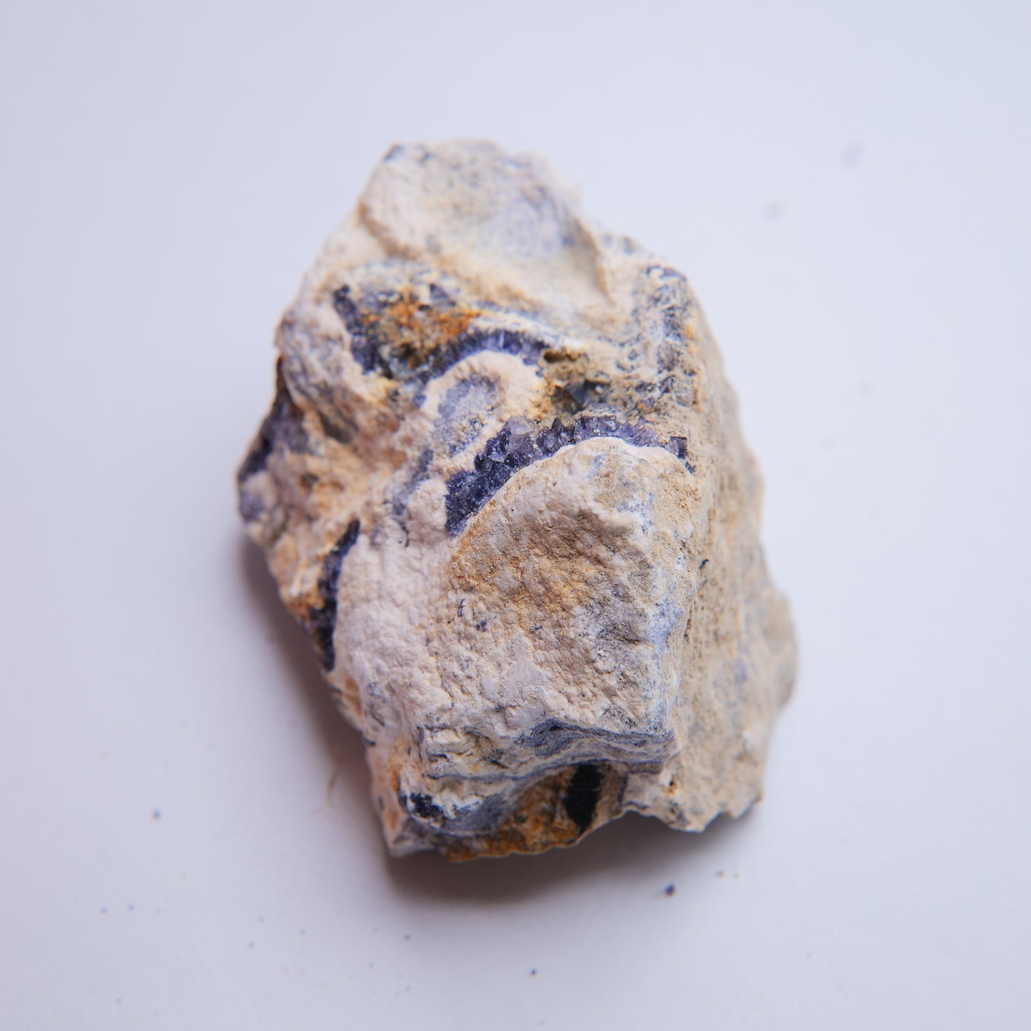 Fluorite from Milldam Mine Dump, Derbyshire, UK - 82.34g