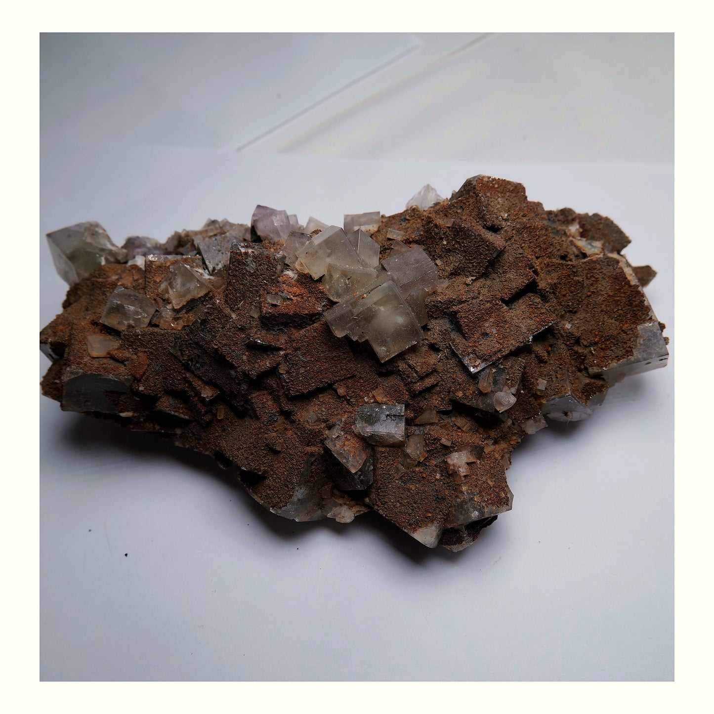 Fluorite with Siderite on Matrix - 756g - Luna Panther