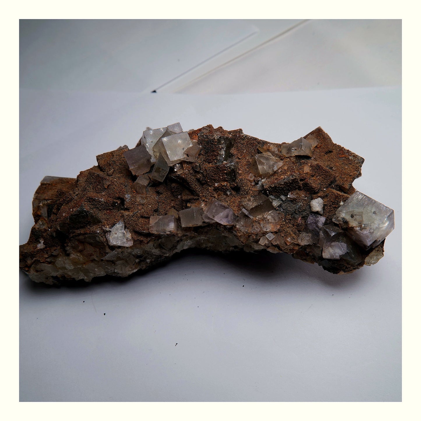 Fluorite with Siderite on Matrix - 756g - Luna Panther