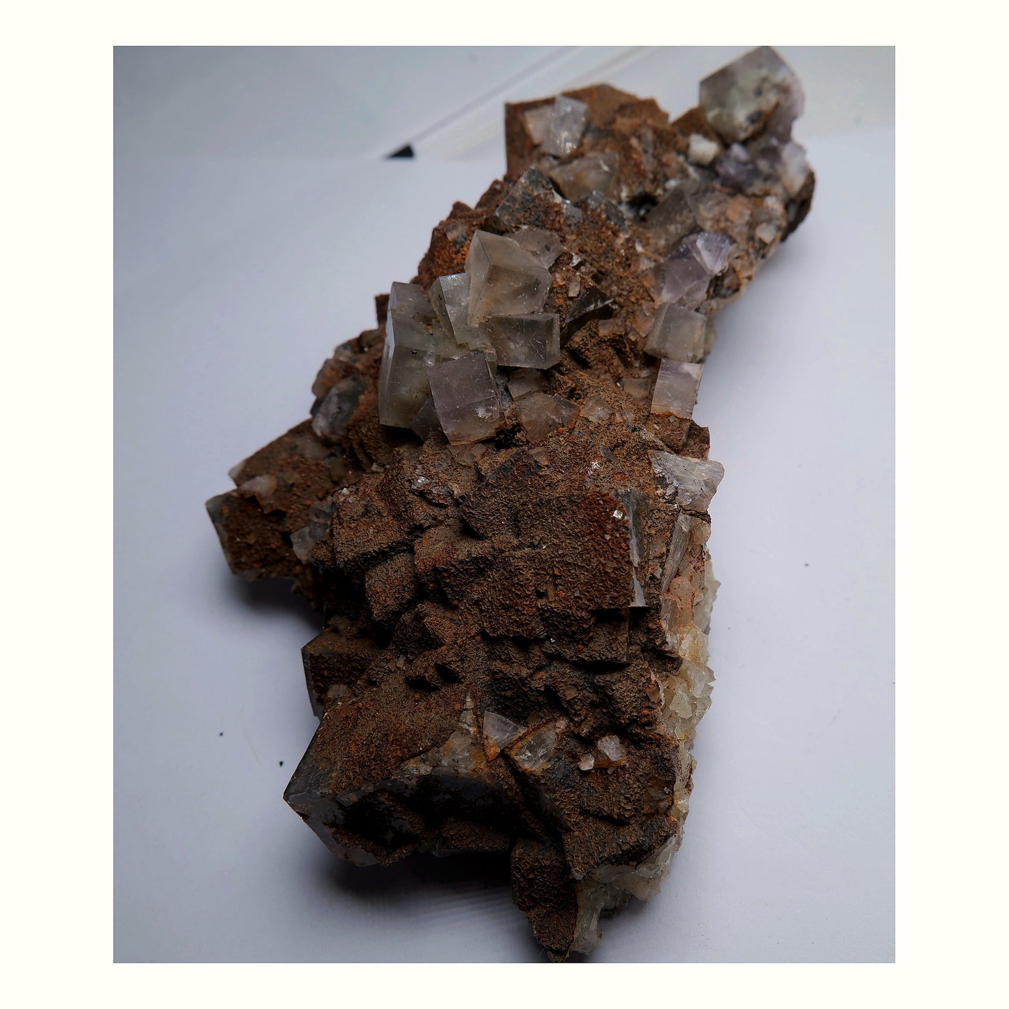 Fluorite with Siderite on Matrix - 756g - Luna Panther