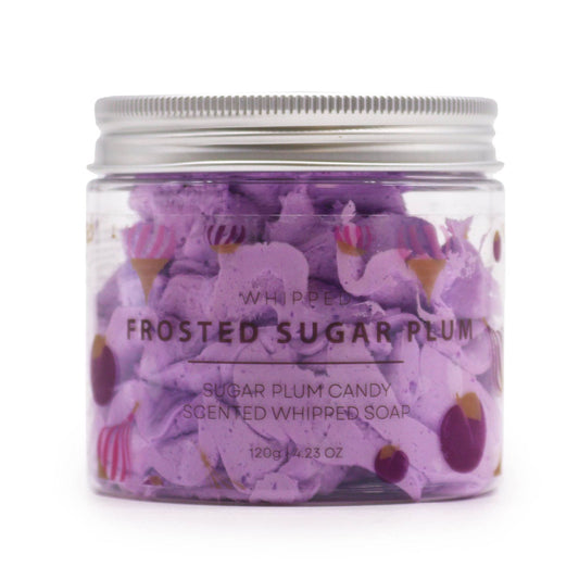Frosted Sugar Plum Whipped Soap 120 g — bath & body, image 1 of 5.
