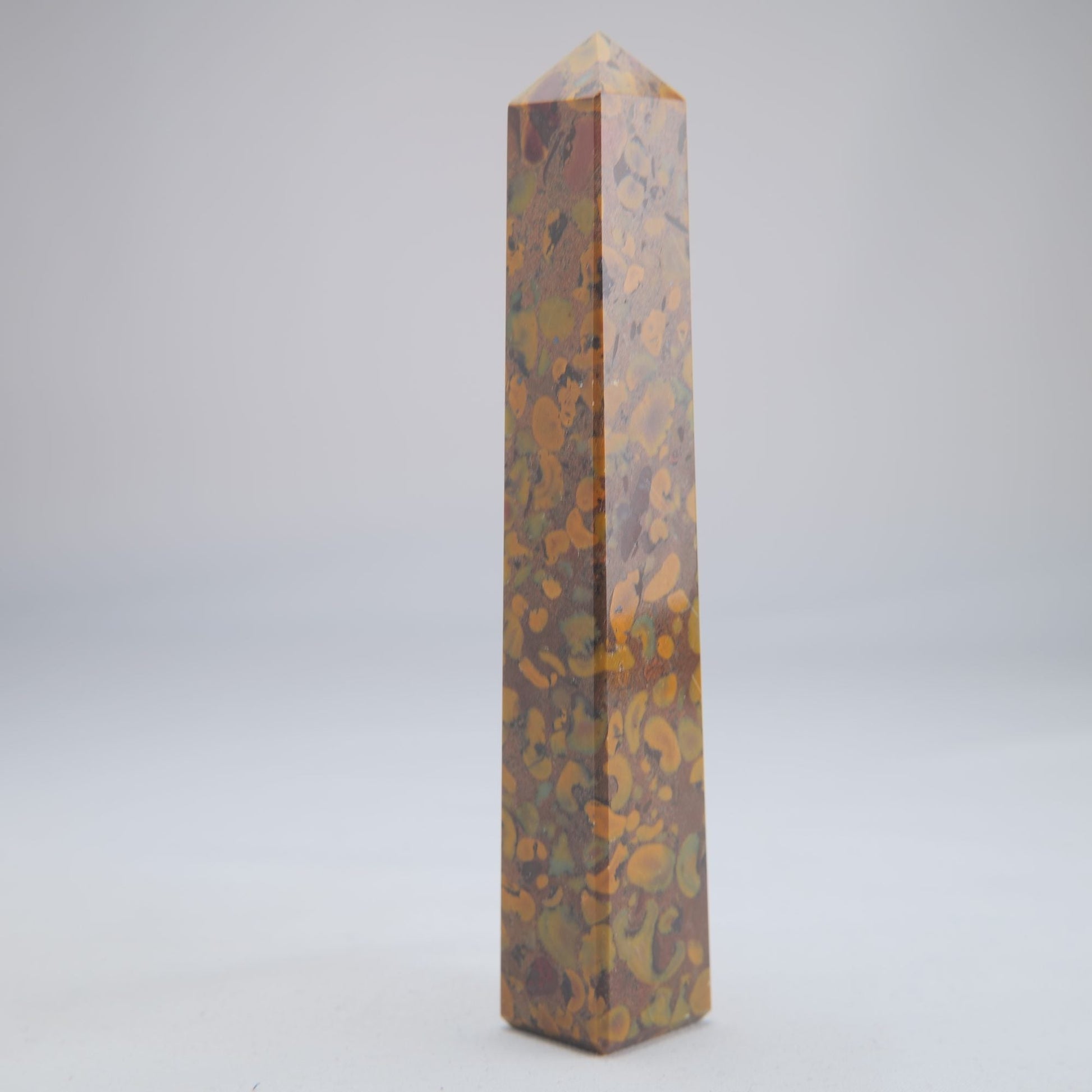 Fruit Jasper Crystal Tower 122g - Luna Panther
